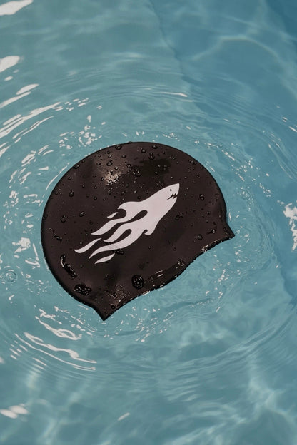 SHARK CAP V2 Czepek Czarno-Biały