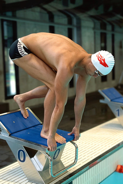 SHARK CAP V2 Czepek Biało-Czerwony