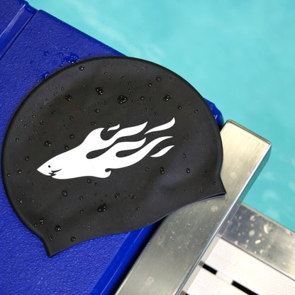 SHARK CAP V2 Czepek Czarno-Biały